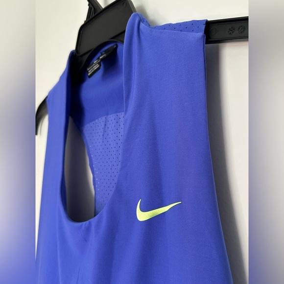 Nike Court FlexMaria Paramount Dri-Fit Blue Tank, Size Large - Picture 4 of 8
